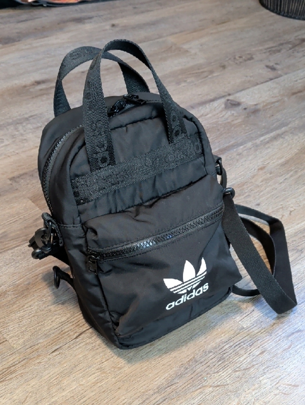adidas Black Mini Crossbody Bag
